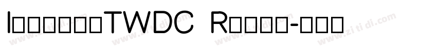 InspireTWDC Roman字体转换